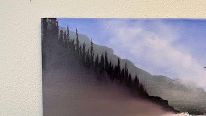 Painting #2107 - 20x24" Canvas - Oregon Coast Seascape painted 10-17-25