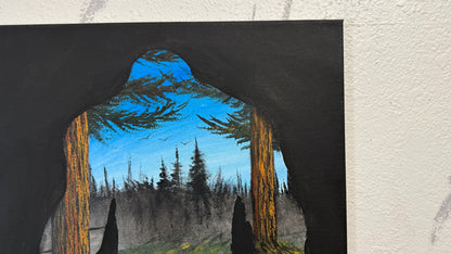 Painting #2381 - Bigfoot Landscape painted 4-10-26