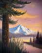 Painting #2361 - 16x20" Canvas - Mountain Landscape painted 3-28-26
