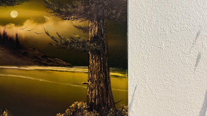 Painting #2317 - 16x20" Canvas - Night Seascape painted 3-5-26