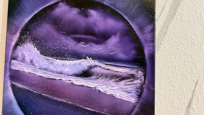 Painting #2254 - 16x20" Canvas - Portal Seascape painted 1-24-26