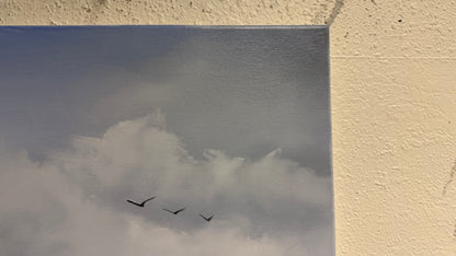 Painting #2064 - 16x20" Canvas - Tropical Seascape painted 9-19-25