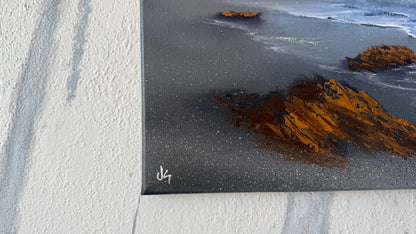 Painting #2461 - 16x20" Canvas - Oregon Coast painted 5-27-26