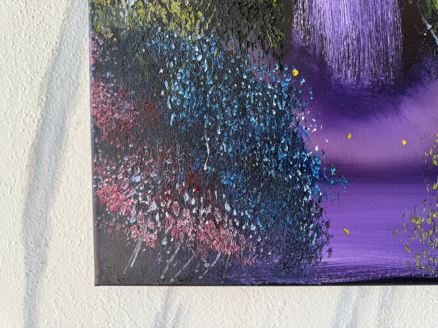 Painting #1870 - 16x20" Canvas - Waterfall Landscape painted 5-30-25