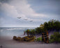 Painting #2466 - 16x20" Canvas - East Coast Boat Seascape painted 5-29-26