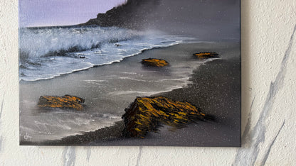 Painting #2465 - 16x20" Canvas - Oregon Coast painted 5-29-26