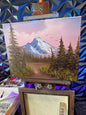 Painting #2124 - 16x20" Canvas - Trillium Lake painted 10-27-25