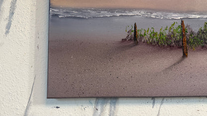 Painting #2482 - 18x24" Canvas - Sunset Seascape painted 6-11-26