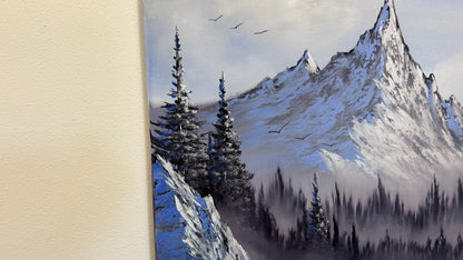 Painting #2574 - 18x24" Canvas - Mountain Landscape painted 8-30-26
