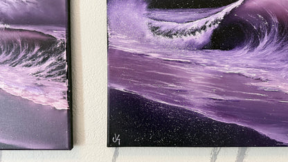 Painting #2378 - Crashing Wave Seascape painted 4-7-26
