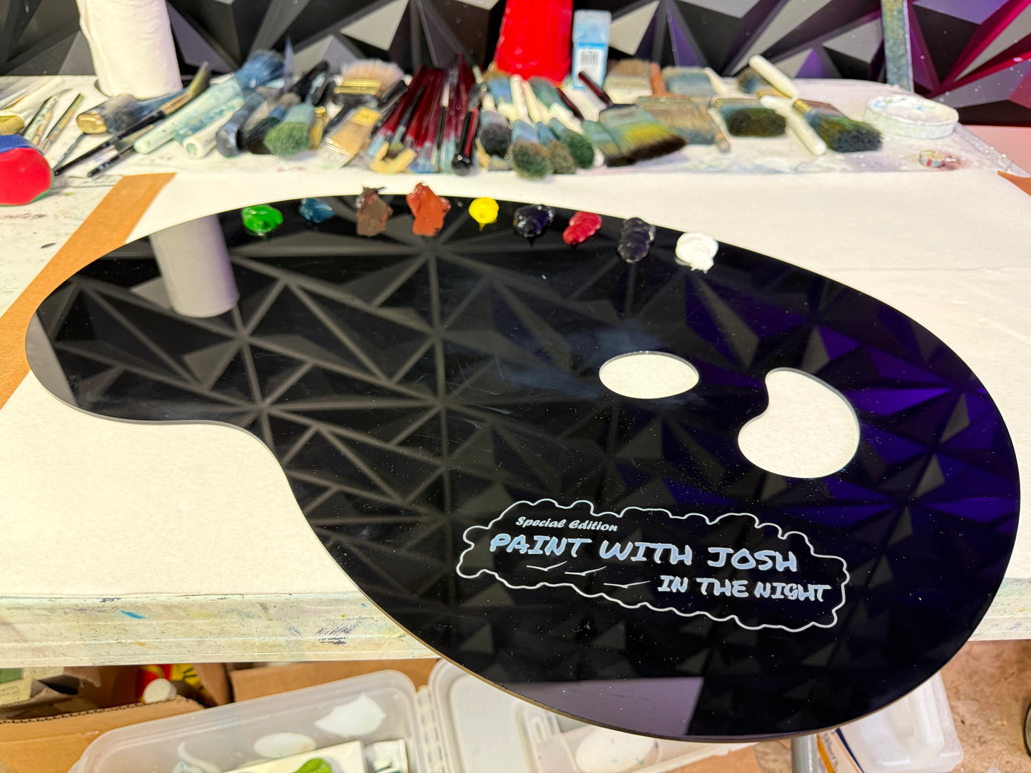 PaintWithJosh Palette - Special Edition Black - In The Night 16x24" Large