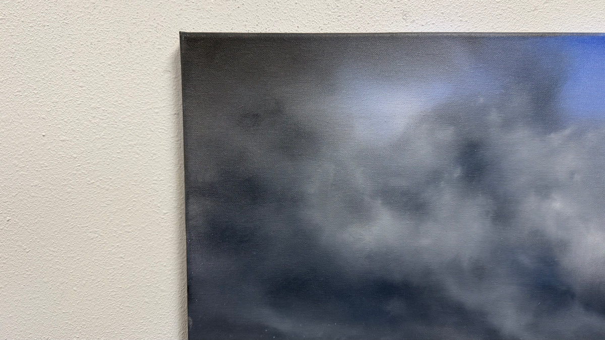 Painting #2591 - 16x20" Canvas - Thunderstorm Seascape painted 9-9-26