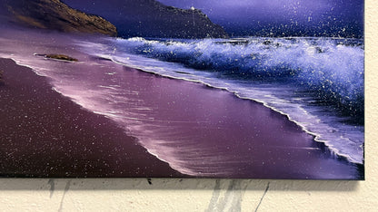 Painting #2113 - 18x24" Canvas - Seascape Painting painted 10-23-25