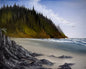 Painting #2401 - 16x20" Canvas - Pacific Northwest Seascape painted 4-20-26