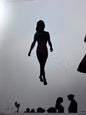 Decal - Runway Model full body - Removable Adhesive Sticker