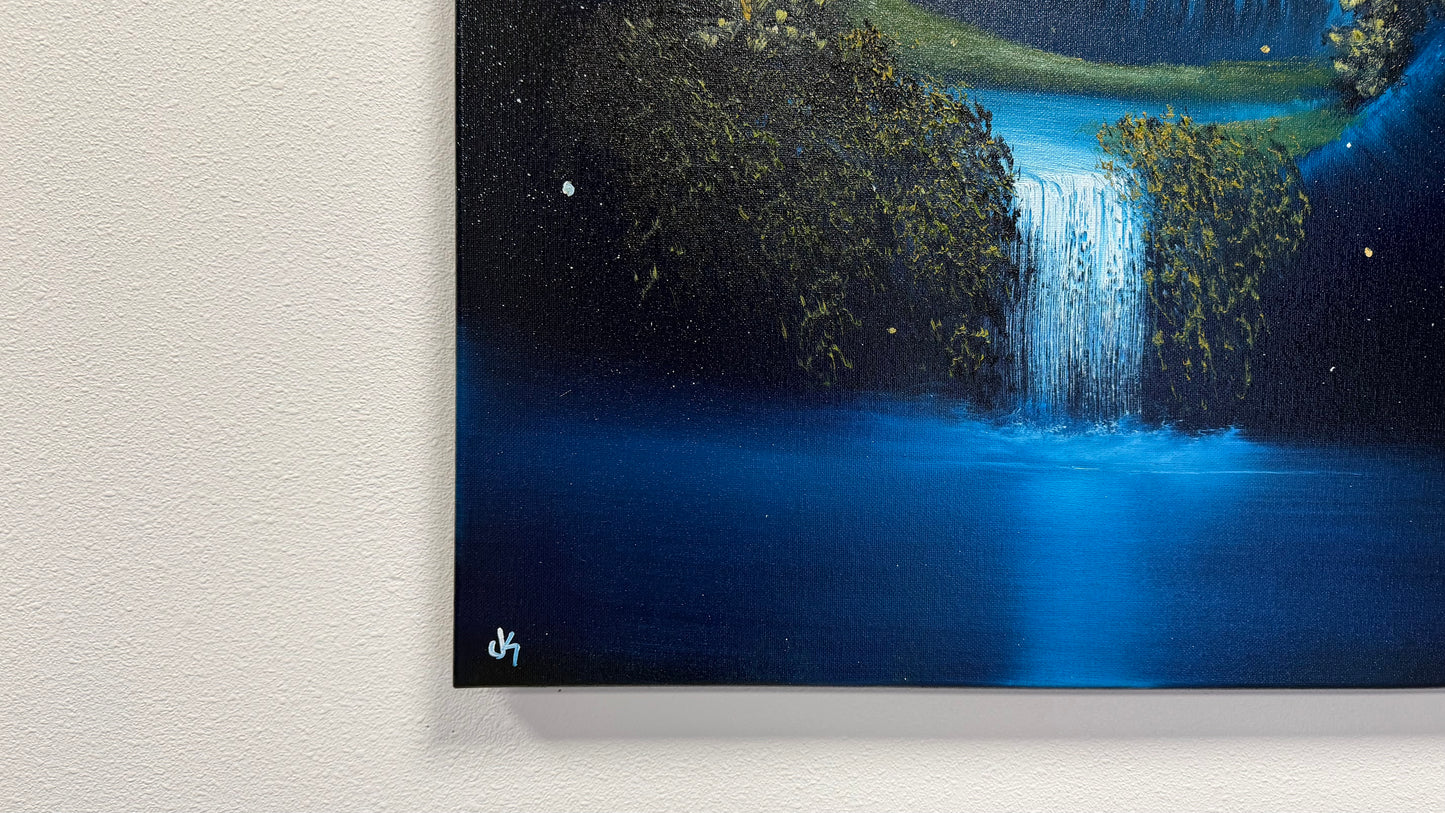 Painting #2517 - 20x24" Canvas - Portal Landscape painted 7-17-26
