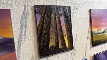 Painting #2302 - 16x20" Canvas - Deep Forest painted 2-23-26