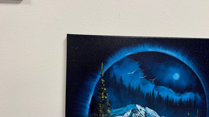 Painting #2517 - 20x24" Canvas - Portal Landscape painted 7-17-26