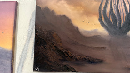 Painting #2221 - 15x30" Pro Series Canvas - The Abyss painted 1-4-26