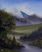 Painting #2554 - 16x20" Canvas - Summer Mountain Landscape painted 8-18-26