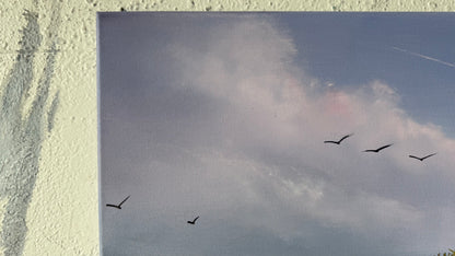 Painting #2428 - 16x20" Canvas - Row Boat Seascape painted 5-5-26