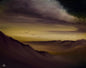 Painting #2635 - 16x20" Canvas - Sunset Desert Landscape painted 10-3-26