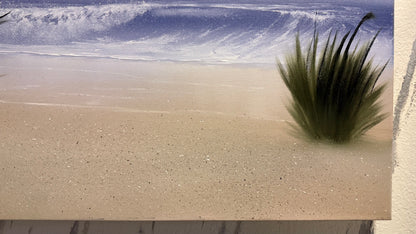 Painting #2192 - 24x30" Canvas - Dune Grass Seascape painted 12-18-25
