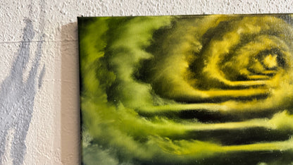 Painting #2296 - 16x20" Canvas - Stairway to Heaven Seascape painted 2-20-26