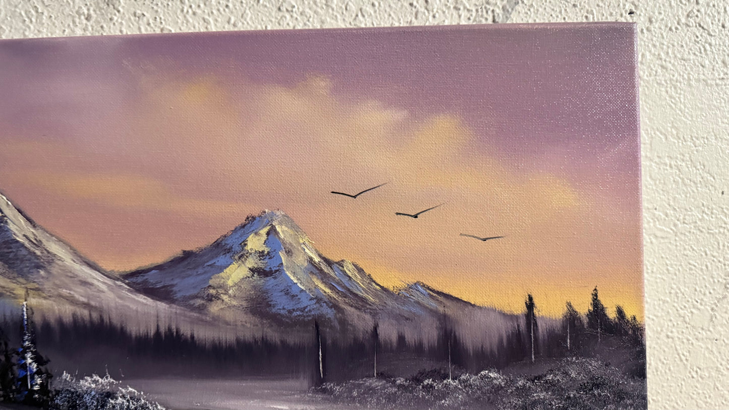 Painting #2261 - 18x24" Canvas - Hidden Mountain Creek Landscape painted 1-29-26