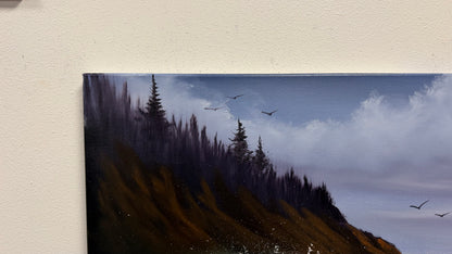 Painting #2664 - 18x24" Canvas - West Coast Seascape painted 10-26-26