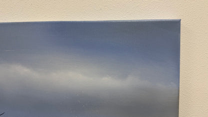 Painting #2551 - 16x20" Canvas - Crashing Wave Seascape painted 8-14-26