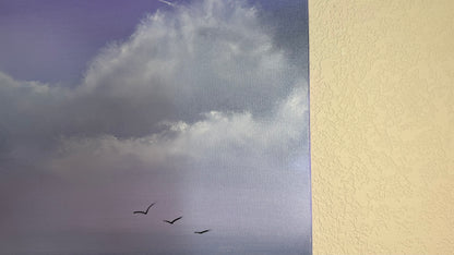 Painting #2508 - 18x24" Canvas - Pacific Northwest Seascape painted 7-9-26