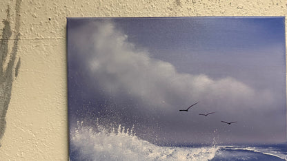 Painting #2207 - 16x20" Canvas - Seascape painted 12-28-25