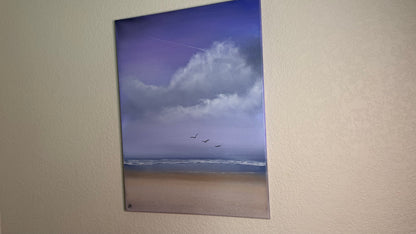 Painting #2508 - 18x24" Canvas - Pacific Northwest Seascape painted 7-9-26