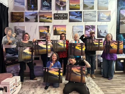 GROUP Painting Class - 12pm - Oregon Coast Seascape with PaintWithJosh Saturday 5-23-26