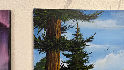 Painting #2382 - Acrylic Landscape painted 4-10-26