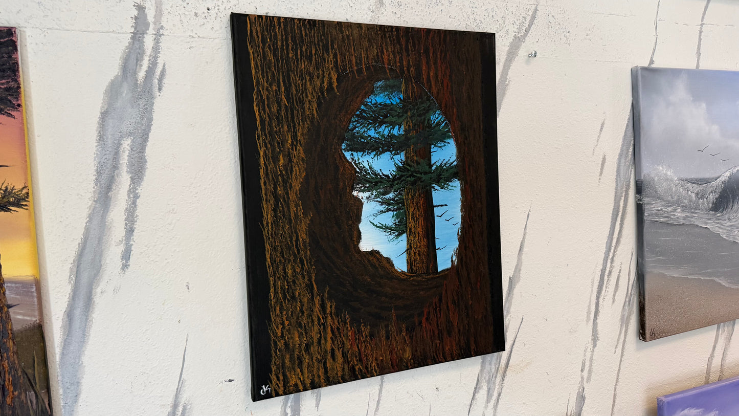 Painting #2376 - Nature's Window 2 painted 4-6-26