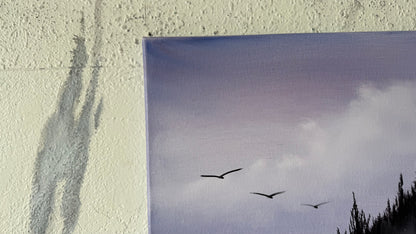 Painting #2465 - 16x20" Canvas - Oregon Coast painted 5-29-26