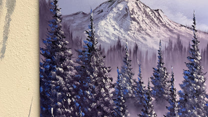 Painting #2201 - 20x24" Canvas - Winter Landscape painted 12-26-25