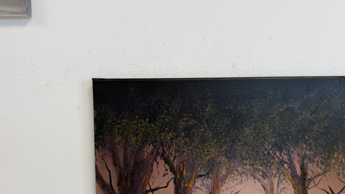 Painting #2660 - 16x20" Canvas - Forest Landscape painted 10-23-26