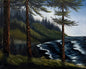 Painting # by Dani from Happily Painted - 16x20" Canvas - Oregon Coast Seascape