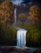 Painting #2340 - 16x20" Canvas - Orchard Falls painted 3-17-26
