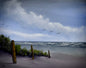 Painting #2611 - 16x20" Canvas - East Coast Seascape painted 9-20-26