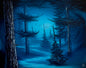 Painting #2555 - 16x20" Canvas - Fantasy Forest Landscape painted 8-18-26