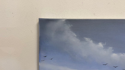 Painting #2611 - 16x20" Canvas - East Coast Seascape painted 9-20-26