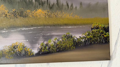 Painting #2474 - 16x20" Canvas - Teton River Path painted 6-2-26