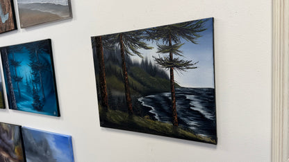 Painting # by Dani from Happily Painted - 16x20" Canvas - Oregon Coast Seascape