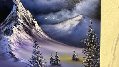Painting #2188 - 24x30" Canvas - Mount Crumpit painted 12-14-25
