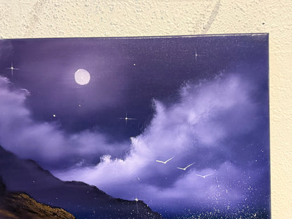 Painting #2113 - 18x24" Canvas - Seascape Painting painted 10-23-25