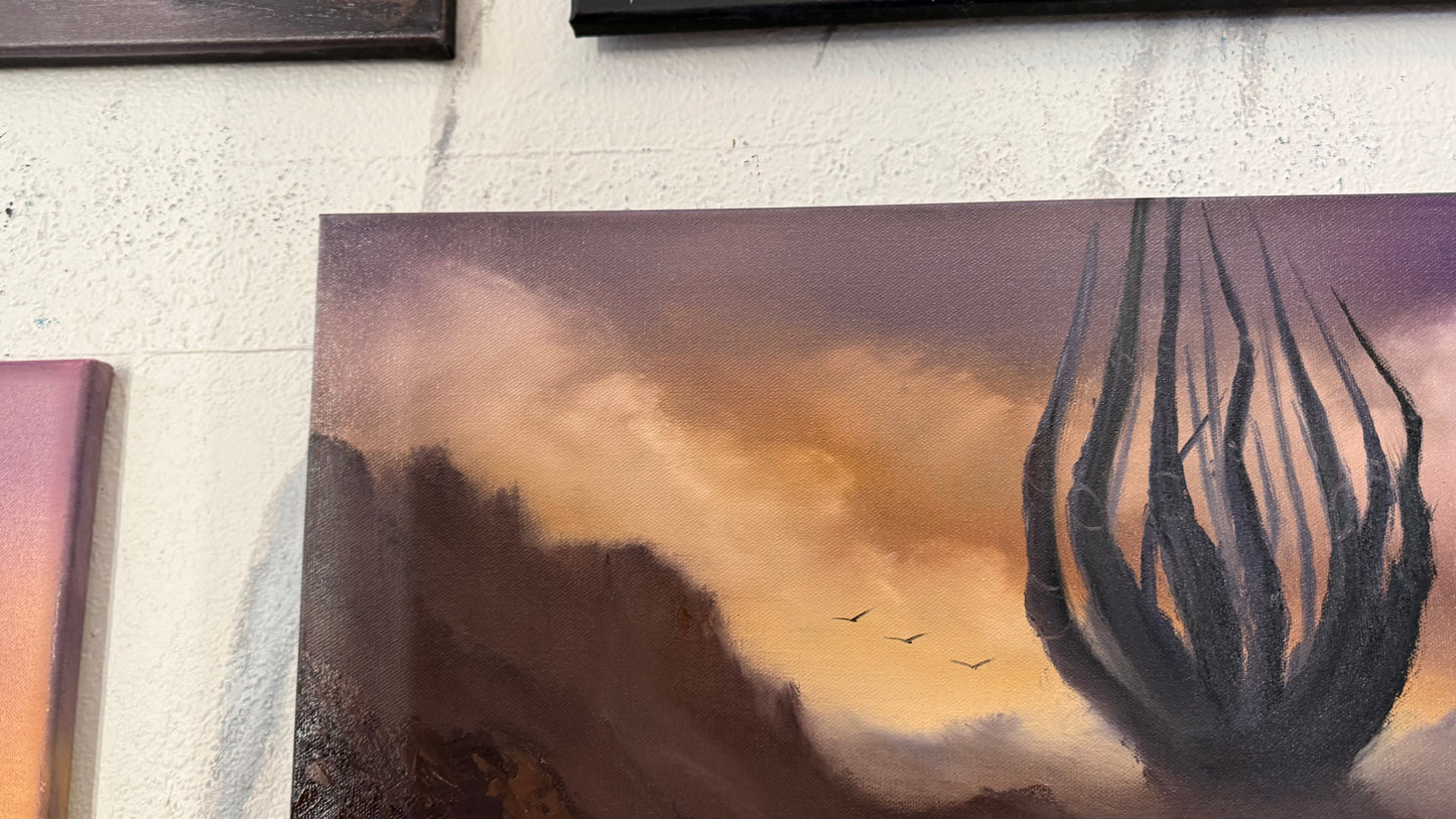 Painting #2221 - 15x30" Pro Series Canvas - The Abyss painted 1-4-26